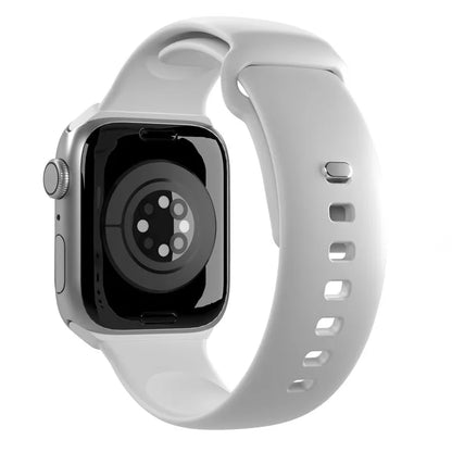 PURO ICON – Elastingas dirželis „Apple Watch“ 44/45/46/49 mm (S/M ir M/L) (baltas)
