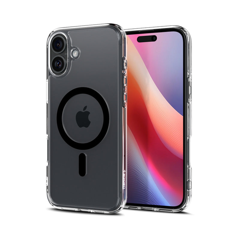 Spigen Ultra Hybrid Mag MagSafe – dėklas, skirtas iPhone 16 Plus (juodas)