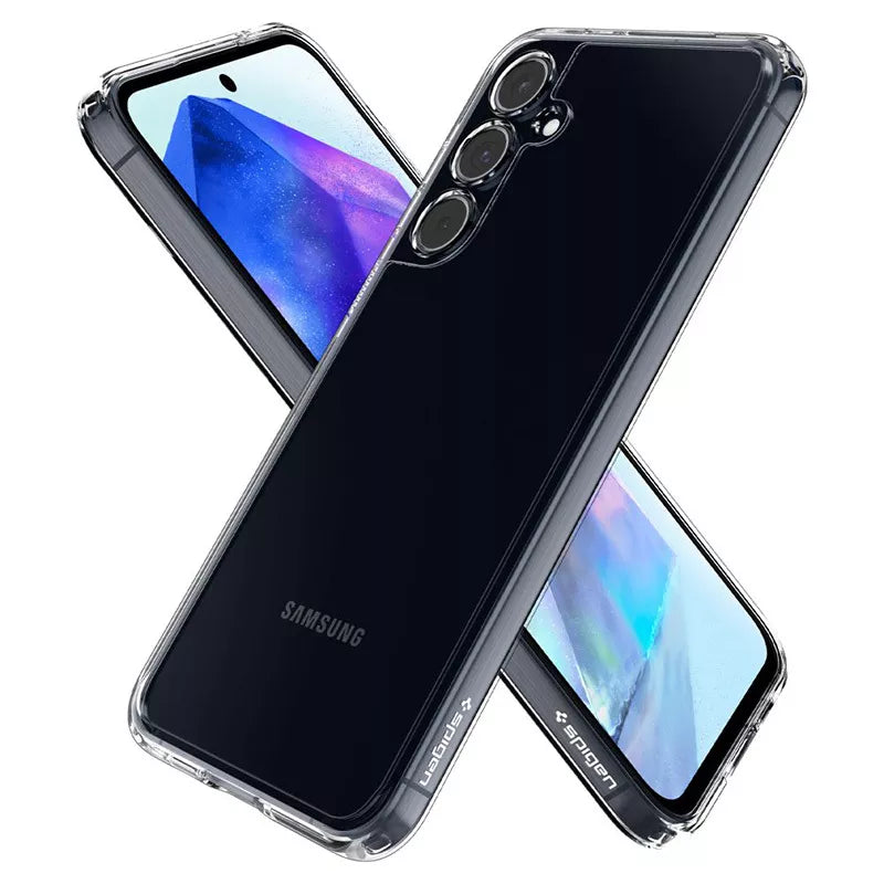 "Spigen Ultra Hybrid" - "Samsung Galaxy A55 5G" dėklas (skaidrus)