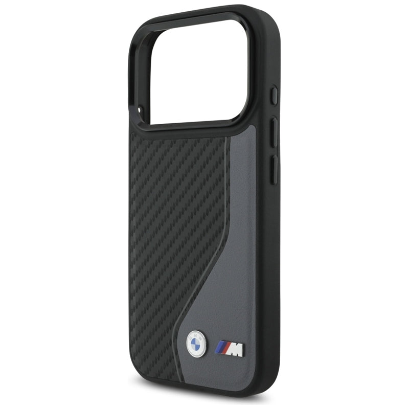 BMW M Carbono Logotipas MagSafe dėklas iPhone 17 Pro (antracito)