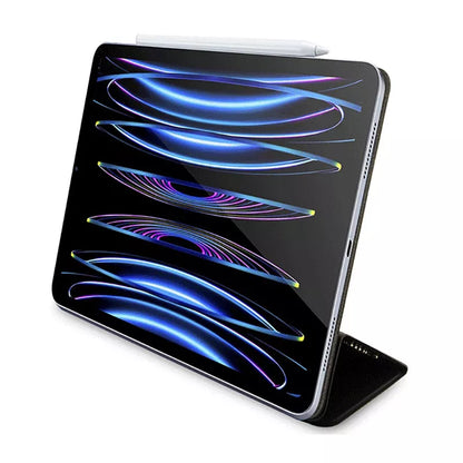 Guess 4G Stripe Allover - dėklas, skirtas iPad Pro 12.9 colių (2022-2020) (juodas)