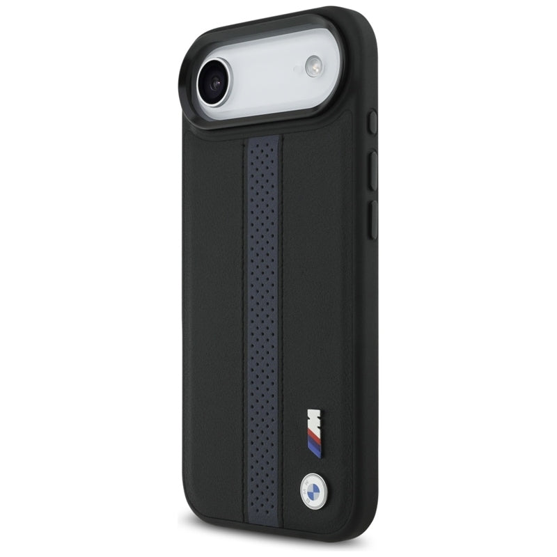 BMW M Perforated Stripe Logo MagSafe dėklas iPhone Air (mėlynas)