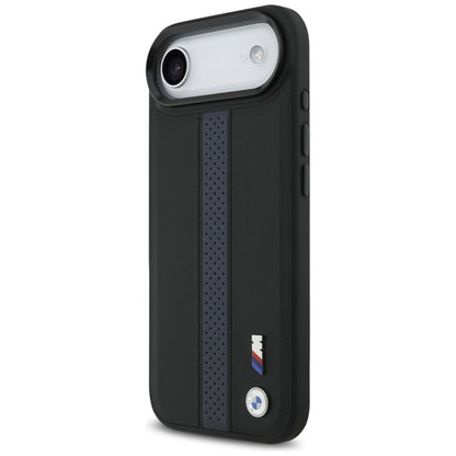 BMW M Perforated Stripe Logo MagSafe dėklas iPhone Air (mėlynas)