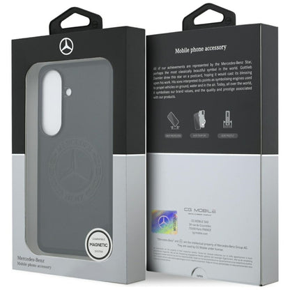Mercedes Vintage Logo MagSafe - Samsung Galaxy S26 dėklas (juodas)