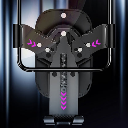 USAMS US-ZJ052 - Gravitacinis automobilinis laikiklis ventiliacijos grotelėms (juodas)