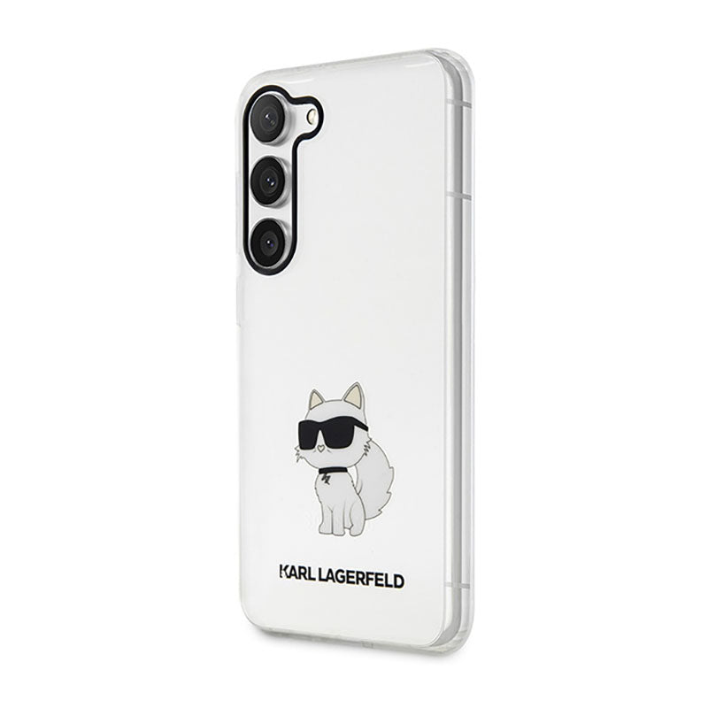 Karl Lagerfeld IML NFT Choupette – dėklas, skirtas Samsung Galaxy S23 (skaidrus)