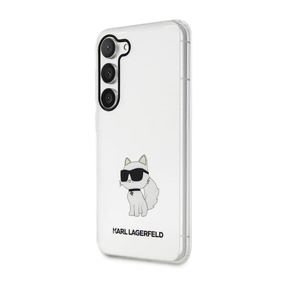 Karl Lagerfeld IML NFT Choupette – dėklas, skirtas Samsung Galaxy S23 (skaidrus)
