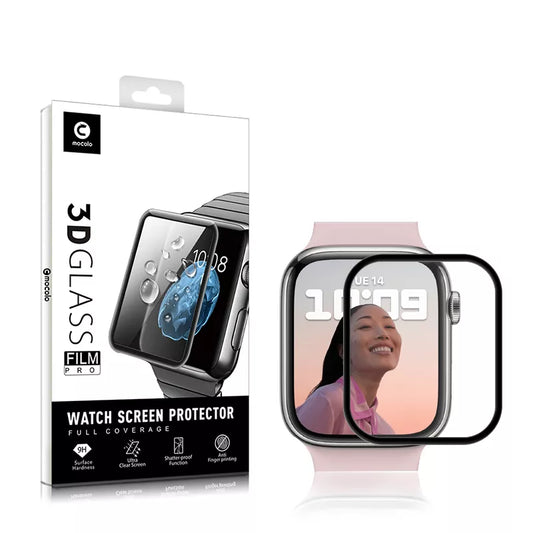 Mocolo 3D Glass Full Glue – Apsauginis stiklas, skirtas Apple Watch 7/8 41 mm ekranui