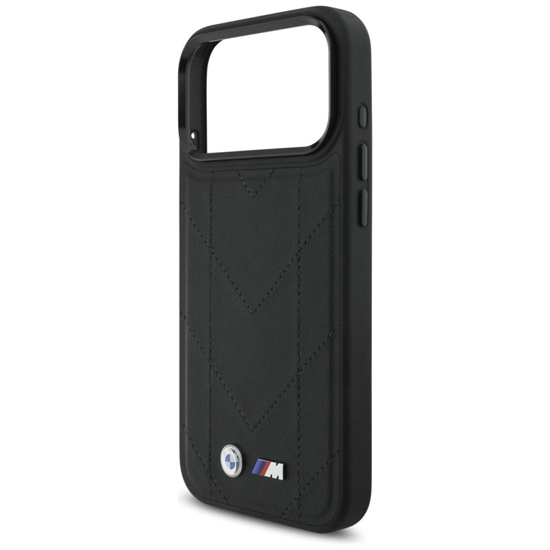 BMW M Dygsniuotas Logotipas MagSafe - iPhone 17 Pro Max dėklas (juodas)