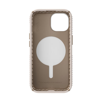Speck Presidio2 Grip ClickLock & Magsafe – dėklas skirtas iPhone 16e / iPhone 15 / iPhone 14 / iPhone 13 (Bleached Bone / Heirloom Gold / Hazel Brown)
