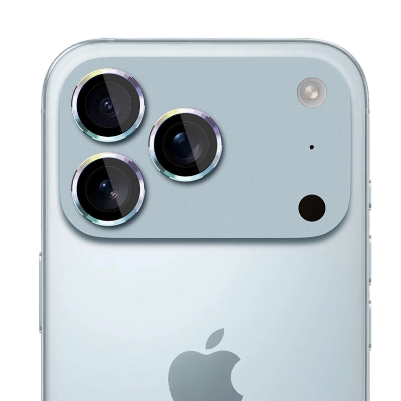 3mk Objektyvo apsauga Pro - Kameros objektyvo stiklas, skirtas iPhone 17 Pro / iPhone 17 Pro Max (Vaivorykštės spalvos)