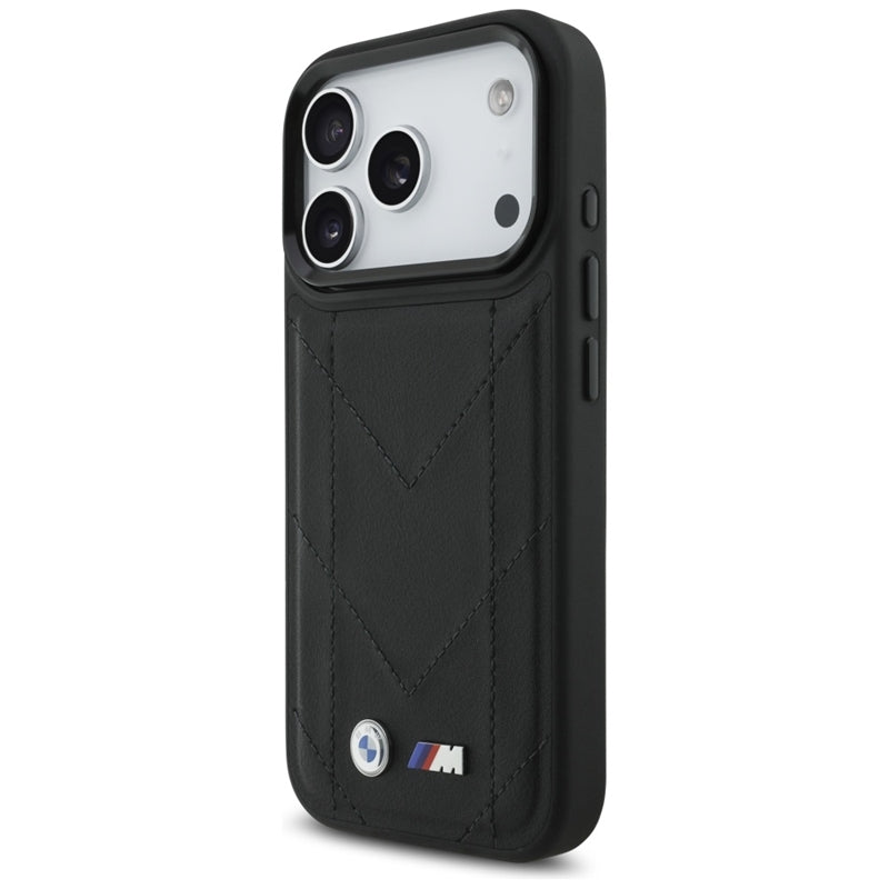 BMW M Dygštuotas logotipas MagSafe - iPhone 17 Pro dėklas (juodas)