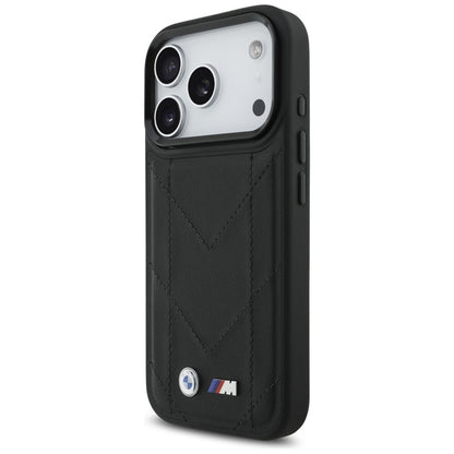 BMW M Dygštuotas logotipas MagSafe - iPhone 17 Pro dėklas (juodas)