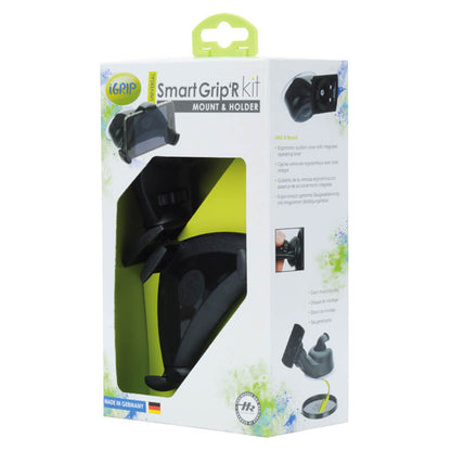 iGrip Universal Smart Grip´R Kit - Universalus automobilinis laikiklis išmaniesiems telefonams 50 - 75 mm pločio, 103 - 127 mm aukščio