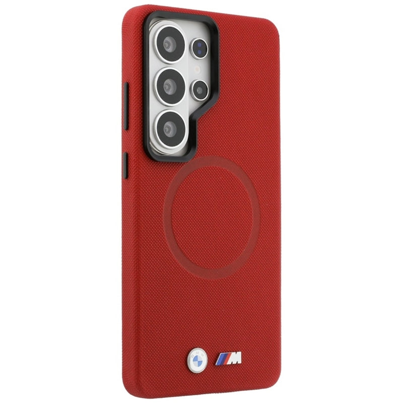 BMW M Metal Logo MagSafe - Samsung Galaxy S26 Ultra dėklas (Raudonas)
