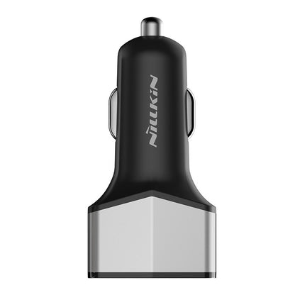 Nillkin Celerity automobilinis įkroviklis - 2x USB-A + 1x USB-C, 32W (Sidabrinė)