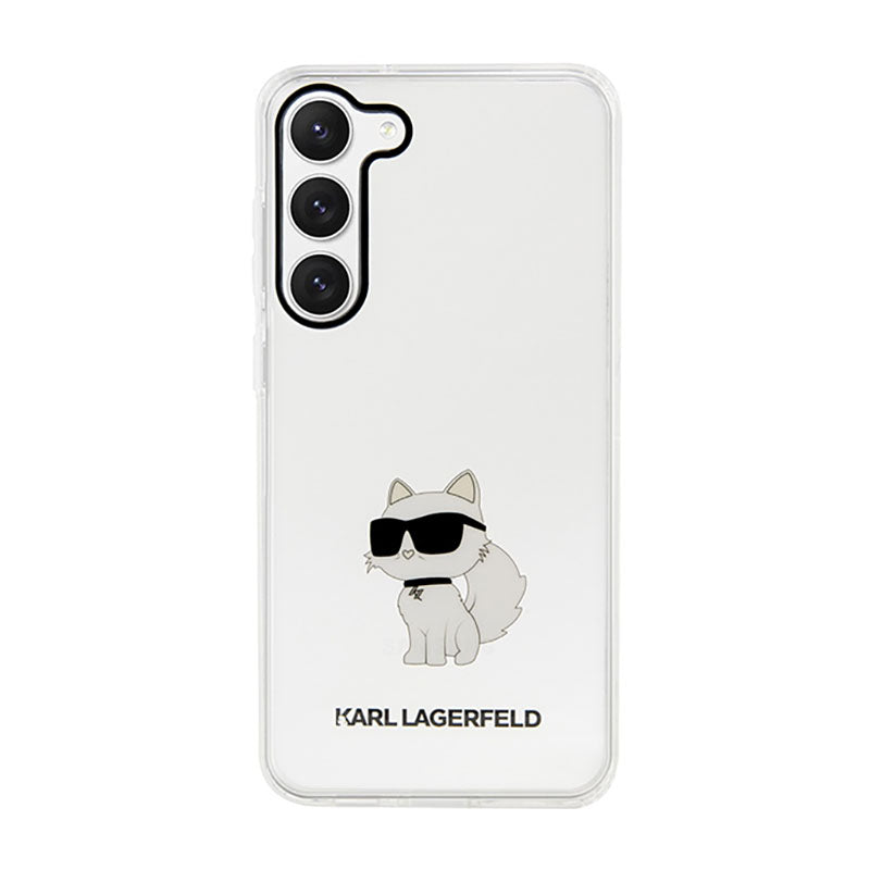 Karl Lagerfeld IML NFT Choupette – dėklas, skirtas Samsung Galaxy S23 (skaidrus)
