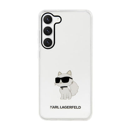 Karl Lagerfeld IML NFT Choupette – dėklas, skirtas Samsung Galaxy S23 (skaidrus)