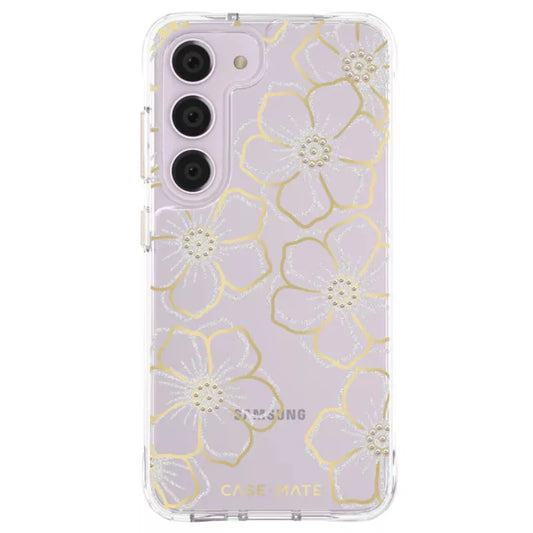Case-Mate Floral Gems – Dėklas Samsung Galaxy S23+ (Skaidrus)