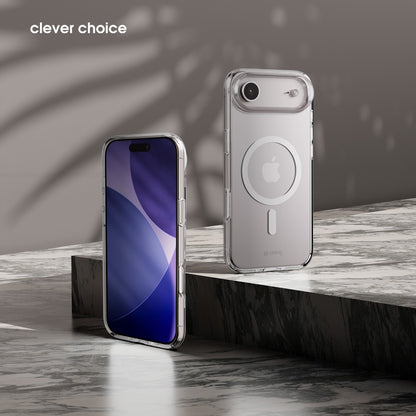 Crong Clear MAG Cover - MagSafe iPhone Air dėklas (Skaidrus)