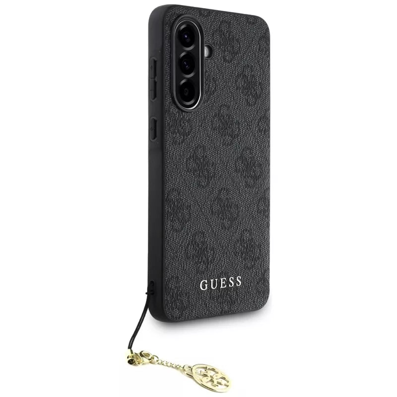 Guess 4G Charms kolekcija – dėklas, skirtas „Samsung Galaxy A56 5G“ (juodas)