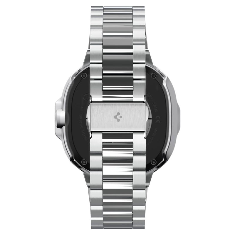 Spigen Bezel Tune Pro Pilot - Dėklas / Apsauginis rėmelis, skirtas Samsung Galaxy Watch 8 Classic 46 mm (Sidabrinis)