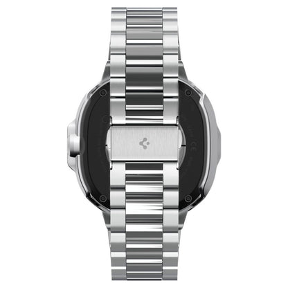 Spigen Bezel Tune Pro Pilot - Dėklas / Apsauginis rėmelis, skirtas Samsung Galaxy Watch 8 Classic 46 mm (Sidabrinis)