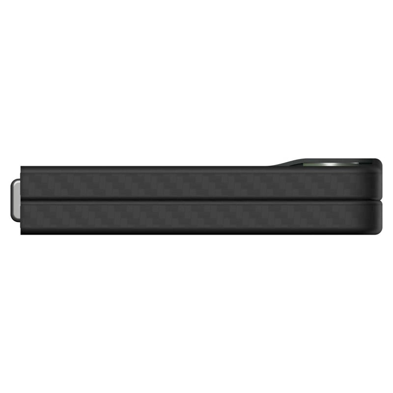 Spigen Airskin Aramid – Dėklas, skirtas Samsung Galaxy Z Flip 7 (juodas)