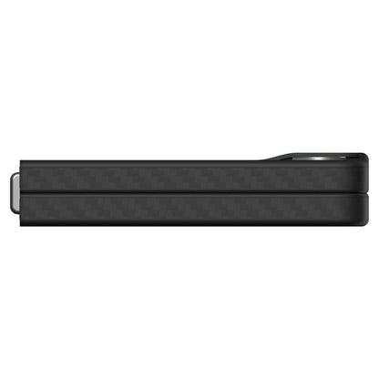 Spigen Airskin Aramid – Dėklas, skirtas Samsung Galaxy Z Flip 7 (juodas)