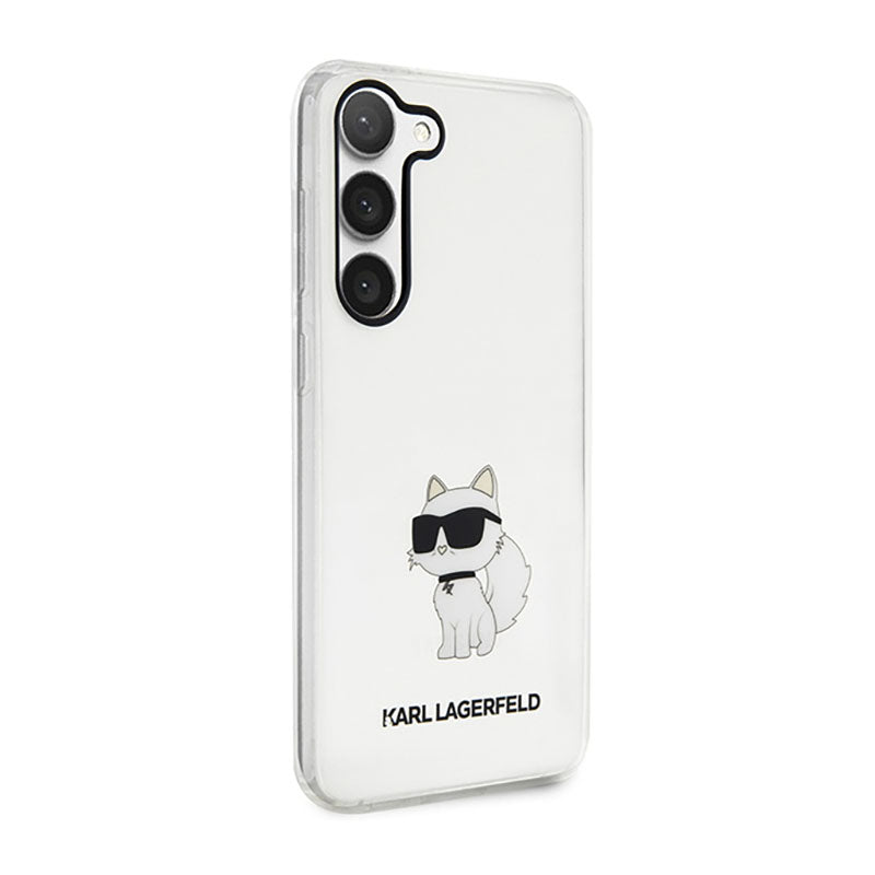 Karl Lagerfeld IML NFT Choupette – dėklas, skirtas Samsung Galaxy S23 (skaidrus)