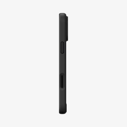 Spigen Ultra Hybrid Mag MagSafe dėklas, skirtas iPhone 17 Pro Max (Frost Black / Orange)