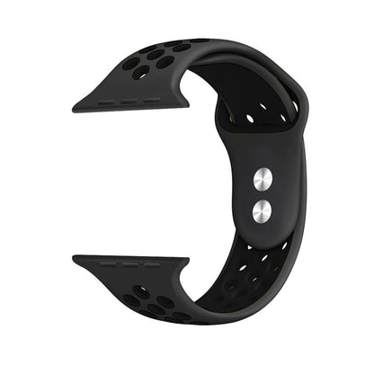 Crong Duo Sport - Apple Watch apyrankė 38/40/41/42 mm (pilka/juoda)