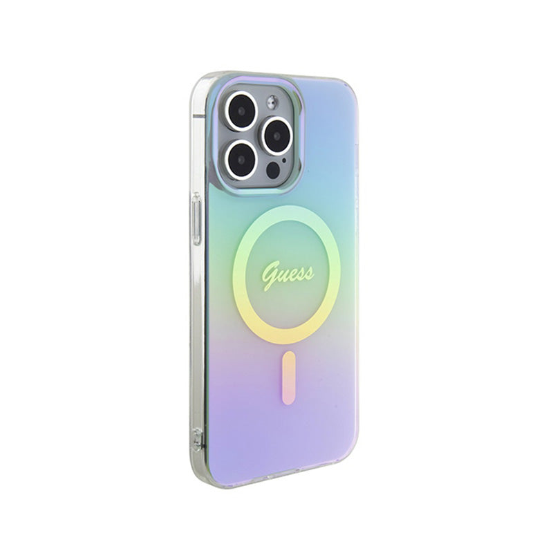 Guess IML Iridescent MagSafe - iPhone 15 Pro Max dėklas (turkio)