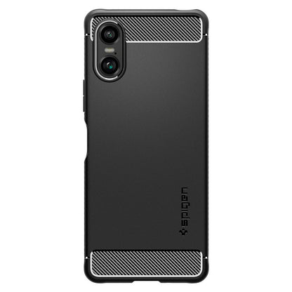 Spigen Rugged Armor – dėklas, skirtas „Sony Xperia 10 VI“ (matinė juoda)