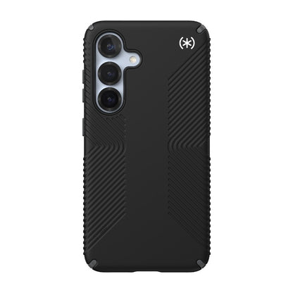 Speck Presidio2 Grip Magnet – dėklas Samsung Galaxy S25 / 24 MagSafe (juodas/skalūno pilkumo/baltas)