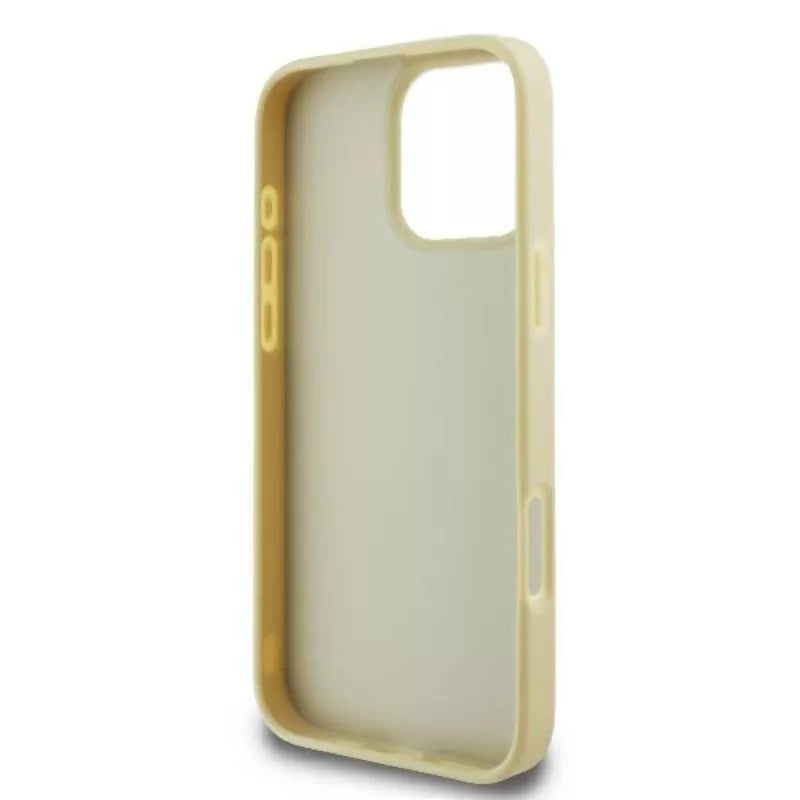 Karl Lagerfeld Metal Signature – Dėklas iPhone 16 Pro (auksinis)