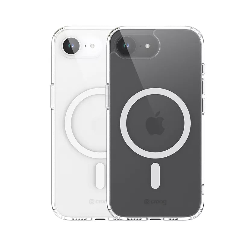 Crong Clear MAG Cover - dėklas, skirtas iPhone 16e su MagSafe (skaidrus)
