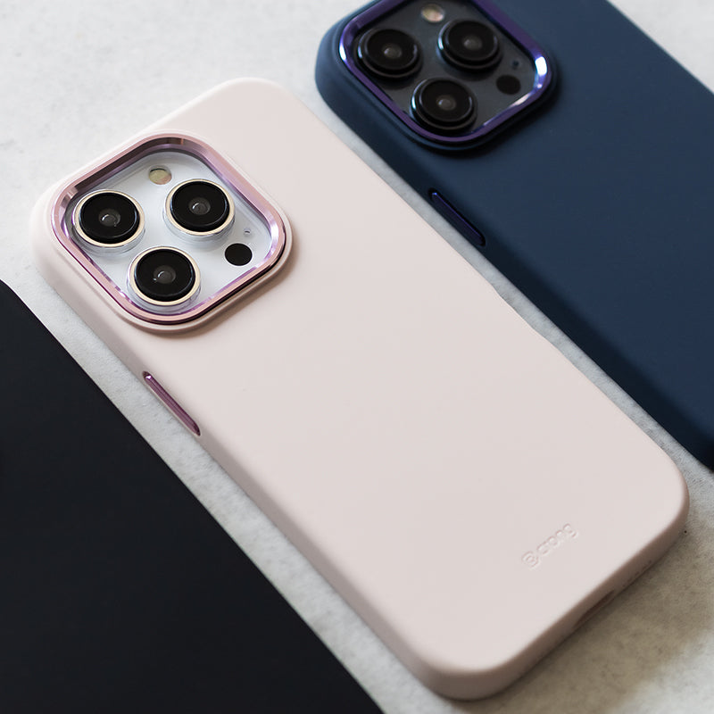 Crong Color Cover LUX Magnetic – dėklas iPhone 15 Pro Max su MagSafe (tamsiai mėlyna)