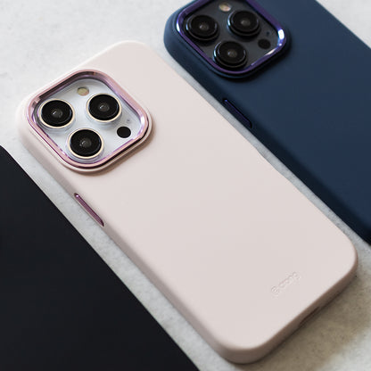 Crong Color Cover LUX Magnetic – dėklas iPhone 15 Pro Max su MagSafe (tamsiai mėlyna)