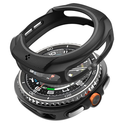 Spigen Liquid Air - Dėklas, skirtas Samsung Galaxy Watch 8 Classic 46 mm (Matinė juoda)