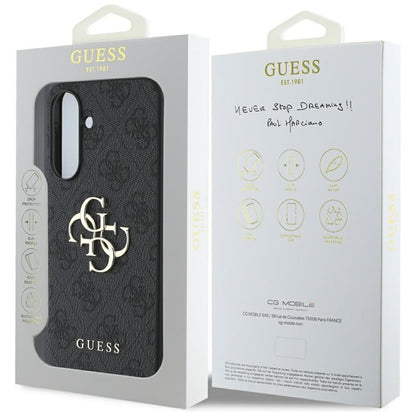 Guess Big 4G Logo Classic Logo – dėklas, skirtas Samsung Galaxy A56 5G (juodas)