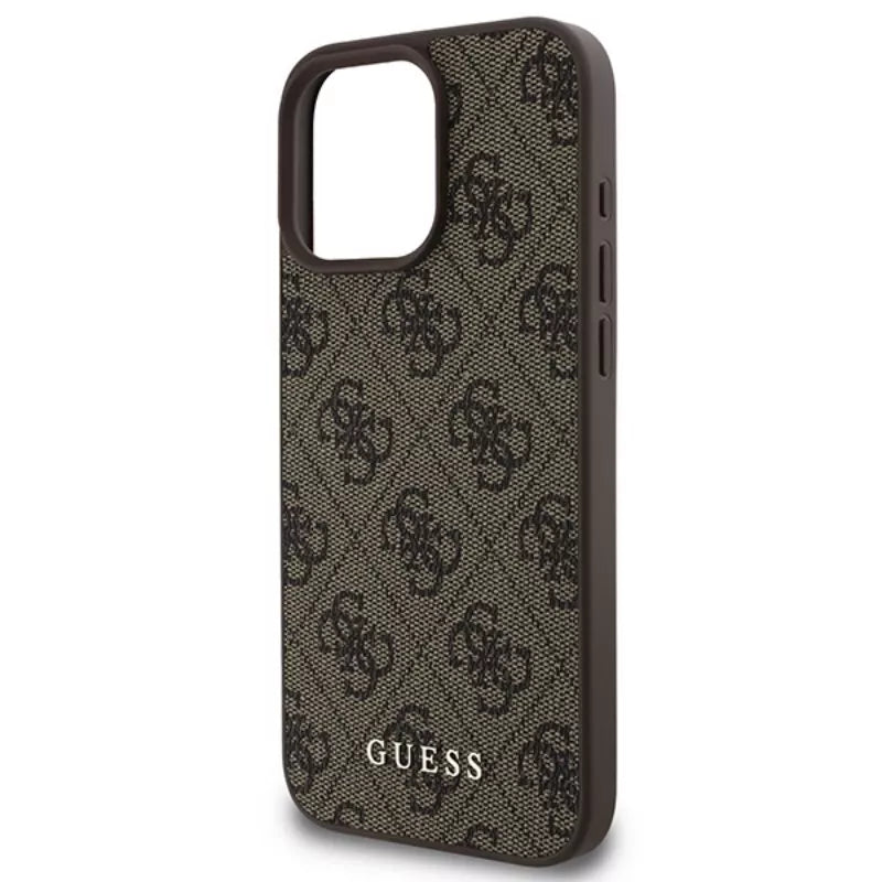 Guess 4G Classic - Dėklas, skirtas iPhone 16 Pro Max (rudas)