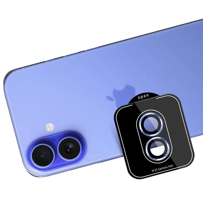 3mk Objektyvo apsauga Pro – Fotoaparato objektyvo stiklas, skirtas iPhone 17 (Šviesiai mėlyna)