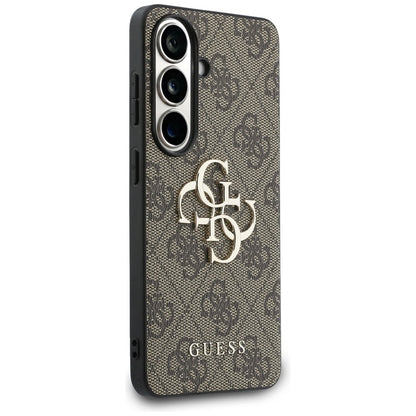 Guess 4G Big Metal Logo dėklas - Samsung Galaxy S26 dėklas (Rudas)