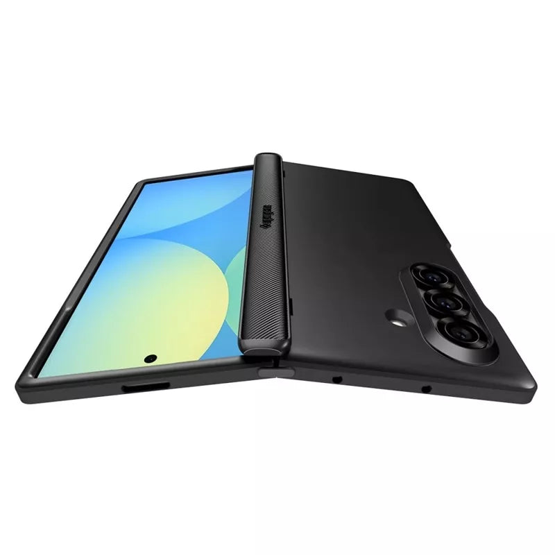 Spigen Slim Armor Pro Mag MagSafe – dėklas, skirtas „Samsung Galaxy Z Fold 7“ (juodas)