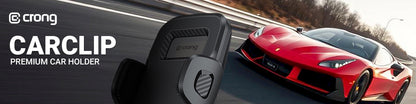 Crong Automobilinis laikiklis prie ventiliacijos grotelių – universalus, juodas