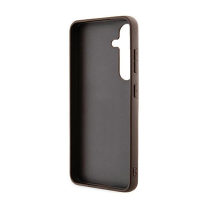 Guess 4G Big Metal Logo dėklas Samsung Galaxy A55 5G (rudos)