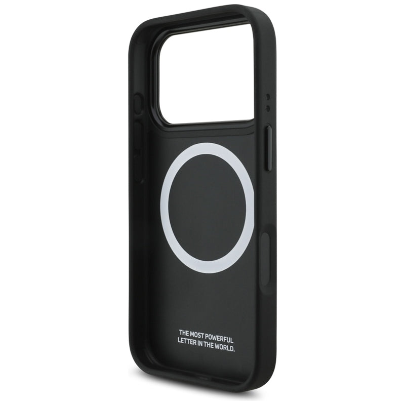 BMW M Carbon Line & Logo MagSafe dėklas iPhone 17 Pro (geltonas)