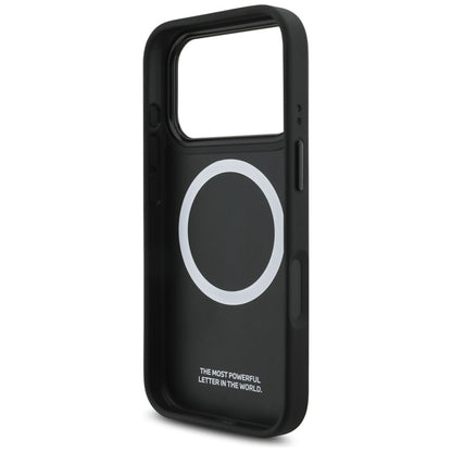 BMW M Carbon Line & Logo MagSafe dėklas iPhone 17 Pro (geltonas)