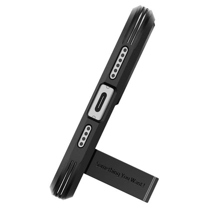 Spigen Tough Armor Mag MagSafe – dėklas, skirtas „iPhone 15“ (juoda)